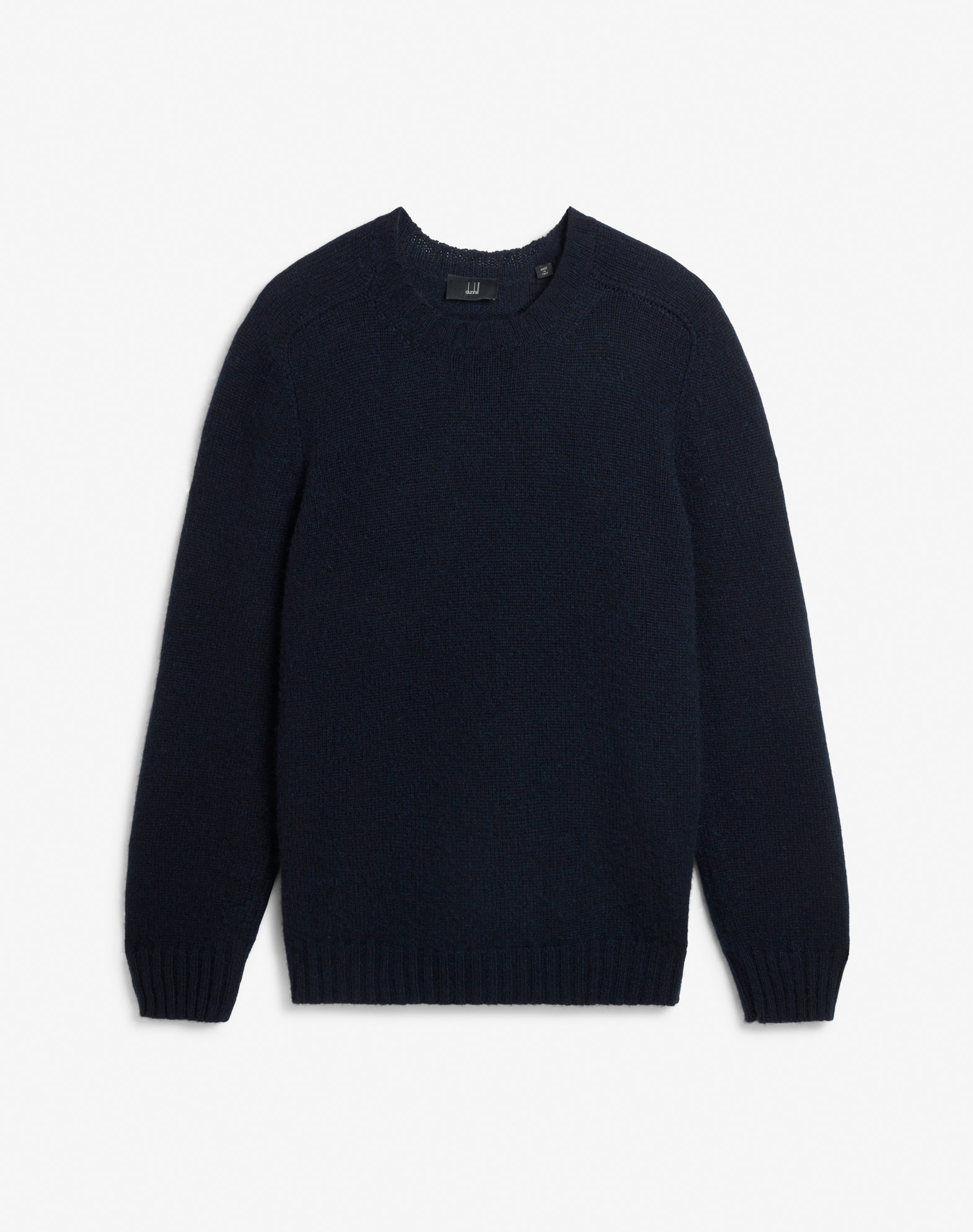 Shop Dunhill Cashmere Mohair Crew Neck Jumper In Blue