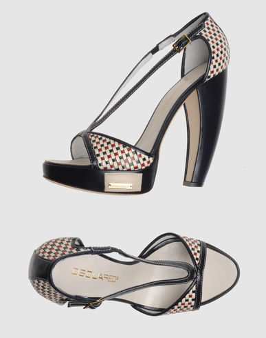 DSQUARED2 Women - Footwear - High-heeled sandals DSQUARED2 on YOOX